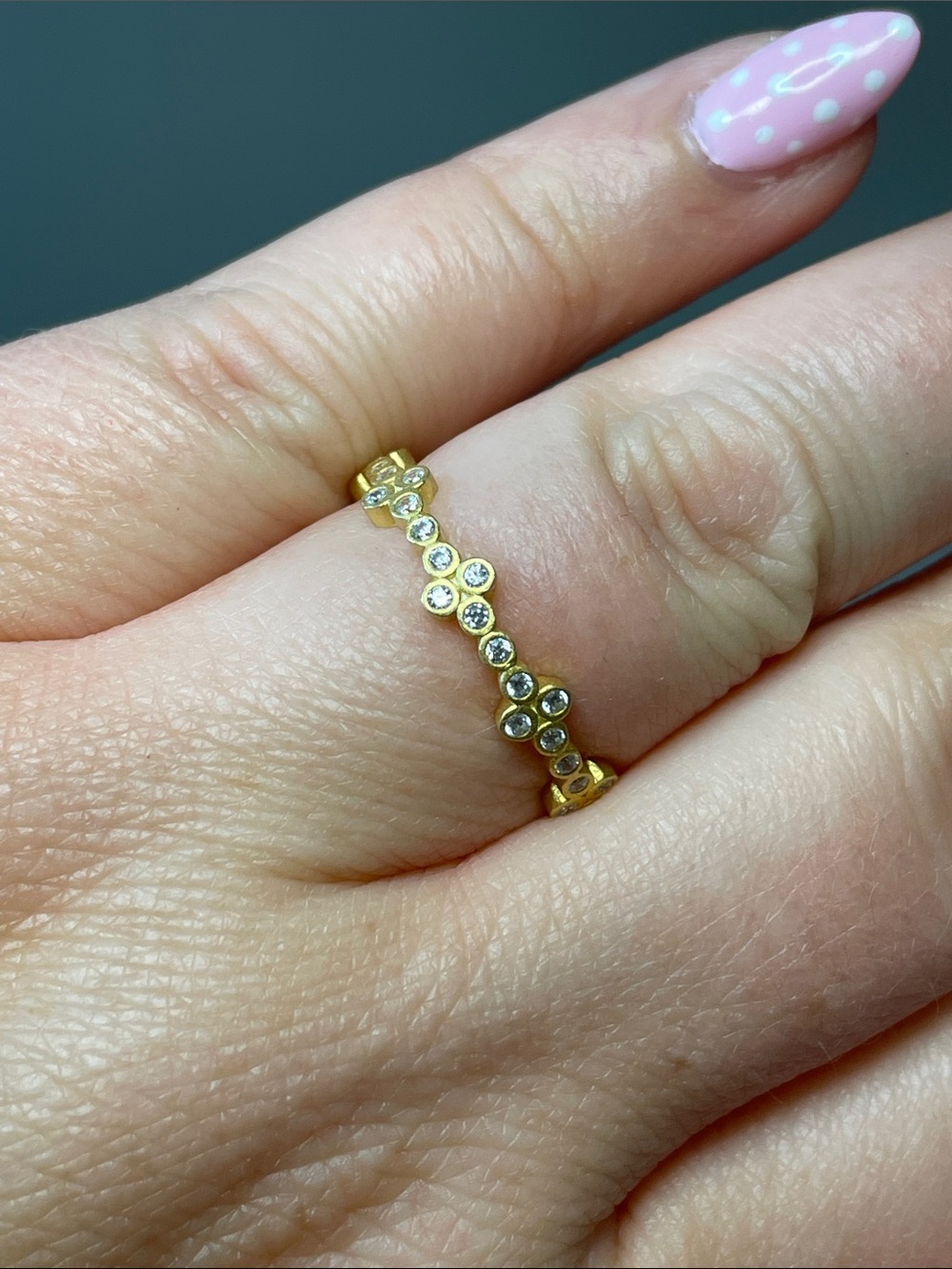 Freida Rothman The New Icon Stack Ring in Size 9 - Picture 4 of 11